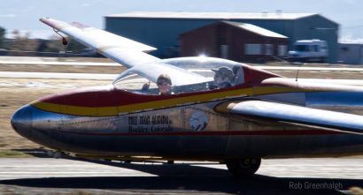 Colorado SKIES Academy learner flying glider