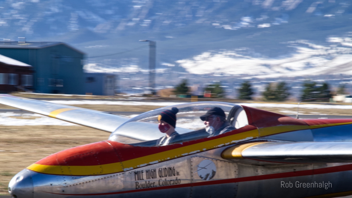 Colorado SKIES Academy learner flies glider