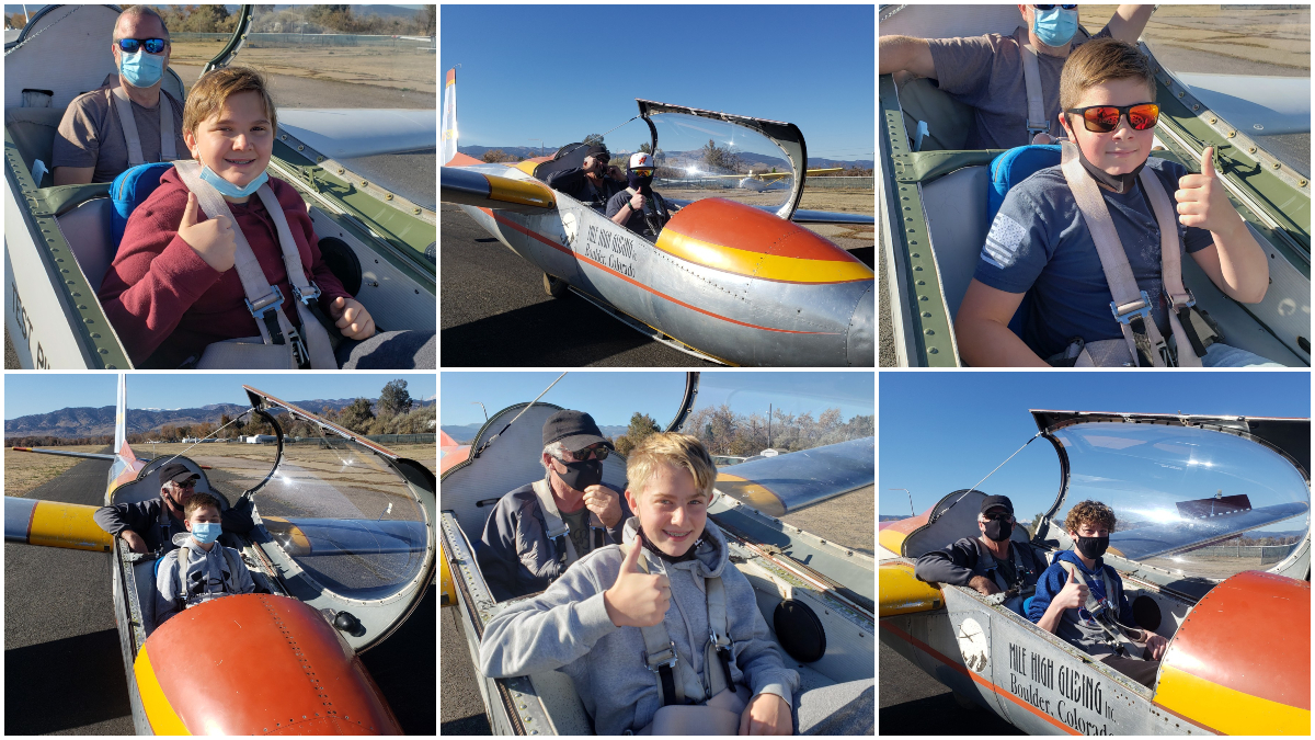 Colorado SKIES Academy learners glider day