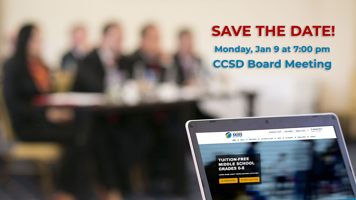 Save the Date - Board Meeting Jan 9, 2023