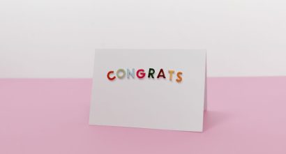 congrats sign
